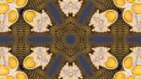3D kaleidoscope mandala abstract background Stock Footage 240010887
