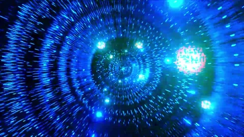3D kaleidoscope mandala abstract background with futuristic VJ seamless loop Stock Footage 340180246