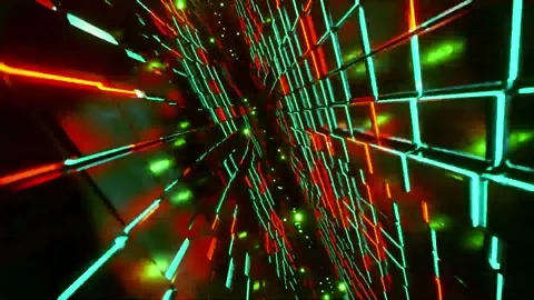 3D kaleidoscope mandala abstract background with futuristic VJ seamless loop Stock Footage 340180604