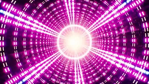 3D kaleidoscope mandala abstract background with futuristic VJ seamless loop Stock Footage 340180749