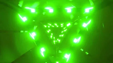 3D kaleidoscope mandala abstract background with futuristic VJ seamless loop Stock Footage 340180771