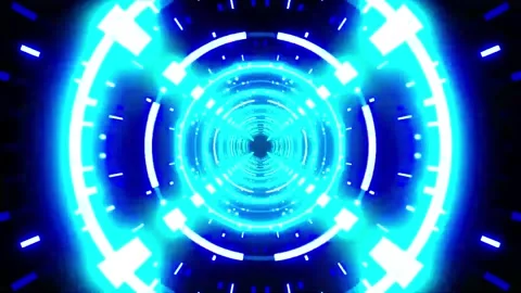 3D kaleidoscope mandala abstract background with futuristic VJ seamless loop Stock Footage 340180850