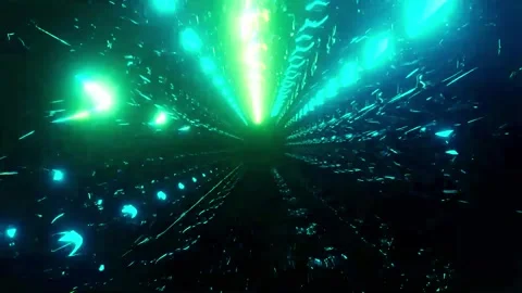 3D kaleidoscope mandala abstract background with futuristic VJ seamless loop Stock Footage 340180906