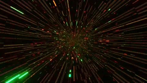 3D kaleidoscope mandala abstract background with futuristic VJ seamless loop Stock Footage 340180909