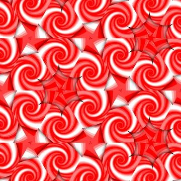 3D kaleidoscope mandala abstract background Stock Illustration