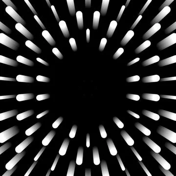 3D kaleidoscope mandala abstract background Stock-Illustration