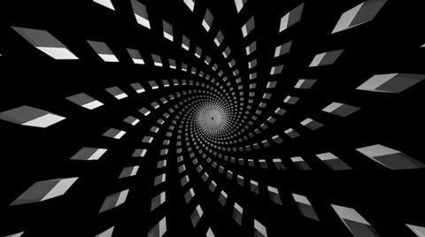 3D kaleidoscope spin Stock Footage 32377276