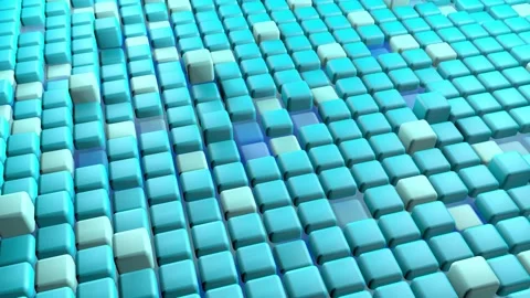 3D keyboard with flying click buttons. Key information data server computing Stock Footage 133202031