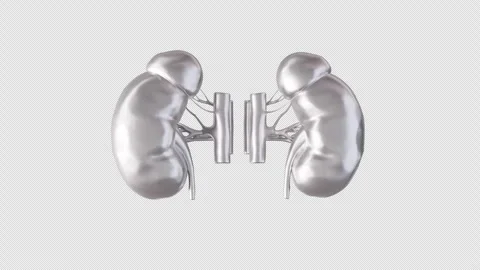 3D Kidney Model Display Stock Footage 307011379