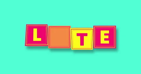 3D kinetic typography with words hate, love. Animation of rotating 3D cubes with Stock Footage 272275760