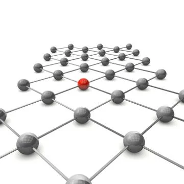 3d kugel netz Stock Illustration
