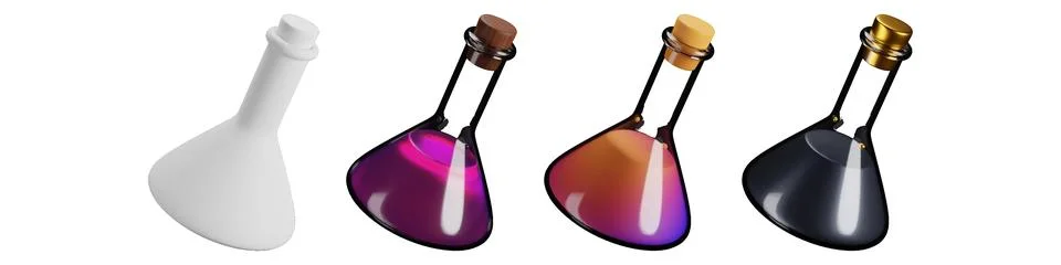 3D lab sheet packed with stylish experimentation vectors for corporate branding Stock Illustration