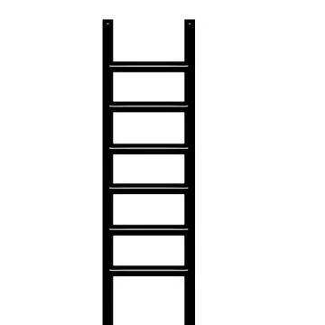 3D Ladder Stock Illustration