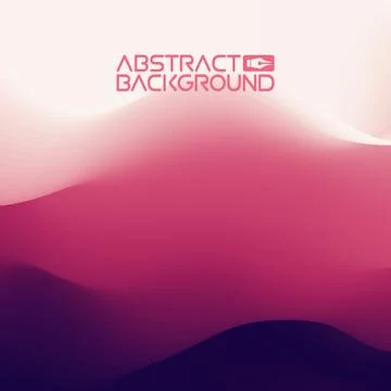 3D landscape Background. Purple Gradient Abstract Vector Illustration.Computer Stock Illustration