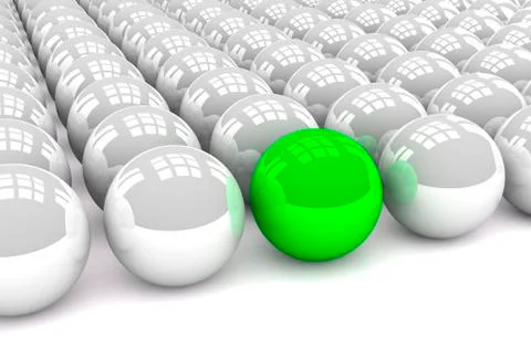 3d leader concept. white background Stock Illustration