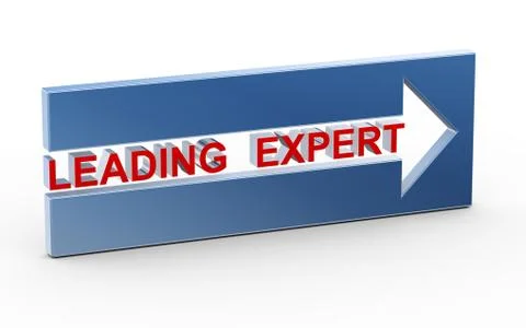 3d leading expert Stock Illustration