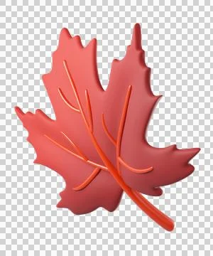 3D leaf maple Stock Illustration