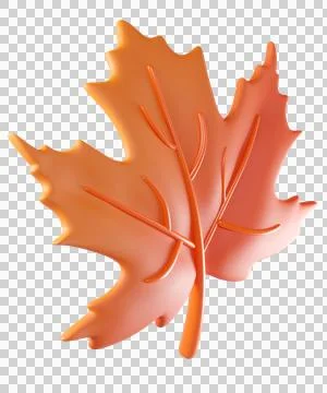 3D leaf maple Stock Illustration