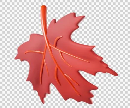 3D leaf maple Stock Illustration