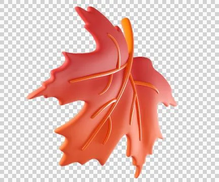 3D leaf maple Stock Illustration