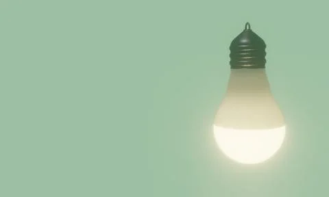 3D led lamp Stock Photos