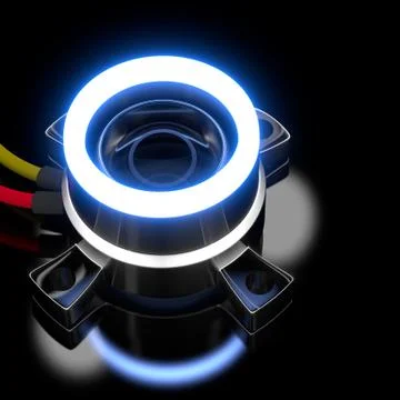 3d led lights. Stock Illustration