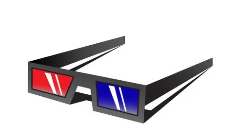 3d lens Stock Illustration