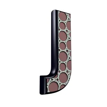 3d letter with abstract texture - J 3d letter with abstract texture - J Co... Stock Photos