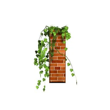 3d letter with brick texture - I 3d letter with brick texture - I Copyrigh... Fotos de archivo