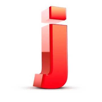 3d letter j 스톡 일러스트
