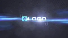 3D Light Bokeh Blast Business Logo and Text Title Reveal Animation Dark Stinger Stock After Effects