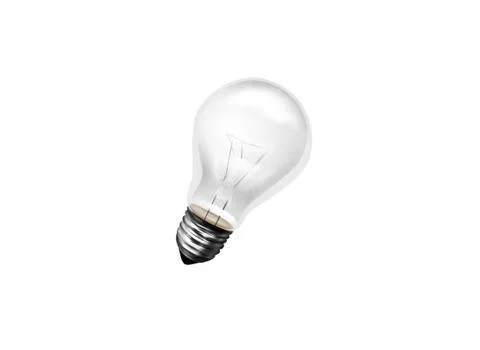 3d light bulb Foto stock