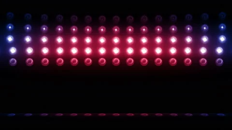 3d light bulb stage vertical scanning 4K LOOP Blue-red Stock Footage 65768534