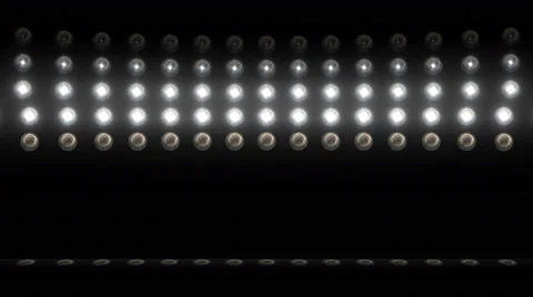 3d light bulb stage vertical scanning 4K LOOP colorless Video stock 65769230