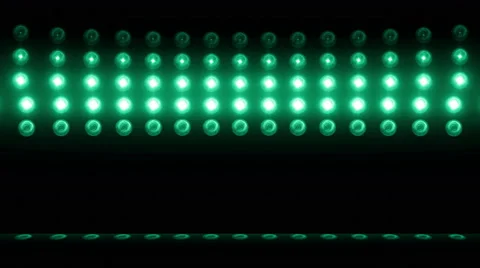 3d light bulb stage vertical scanning 4K LOOP green Stock Footage 65770335