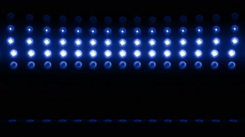 3d light bulb stage vertical scanning 4K LOOP Blue Stock Footage 65770481