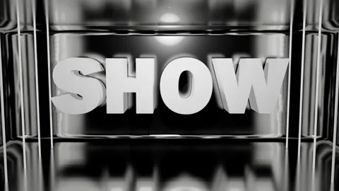 3D Light Room Show Logo Stock Footage 299651672