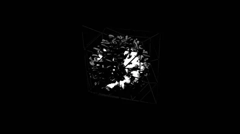 3D lightning Sphere Stock Footage 64652749