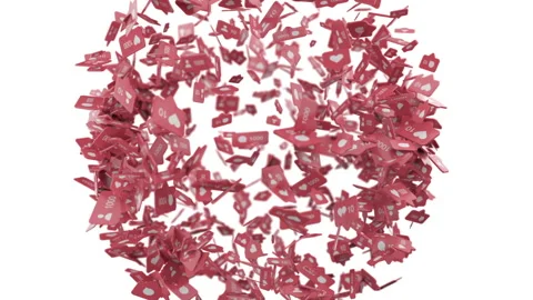 3D Likes 스톡 동영상 137009714