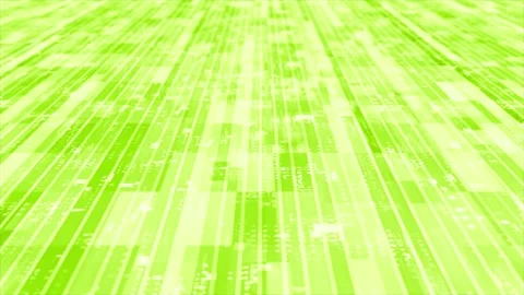 3D lime green striped box pattern moving technology cyberspace background Video stock 272430521