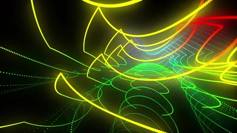 3D Line Background 02 Stock Footage 243582068