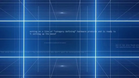 3d line background_LOOP_blue Stock Footage 86191797