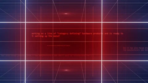 3d line background_LOOP_blue-red Stock Footage 86191719