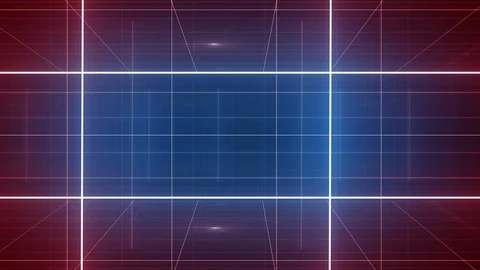 3d line background_LOOP_red-blue Video stock 86241451