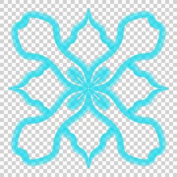 3D Line Flower Stock Photos