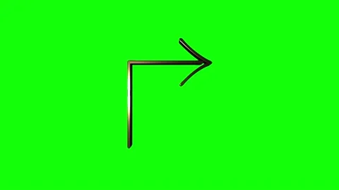 3D Line Icon arrow for text Animation on... | Stock Video | Pond5