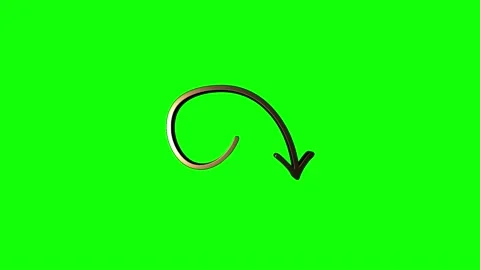 3D Line Icon arrow for text Animation on empty background. Outline web icon Видео 153803276