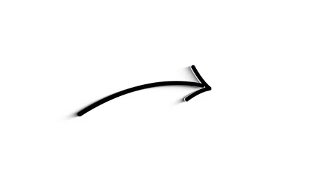 3D Line Icon arrows for text Animation on white background. Видео 151526305