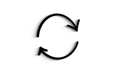 3D Line Icon arrows for text Animation on white background. Видео 151537432