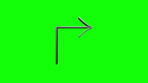 3D Line Icon arrows for text Animation on empty background. Motion graphics. Vidéo 153802236